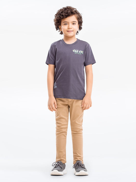 Boy's Charcoal T-Shirt