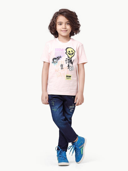 Boy's Peach T-Shirt