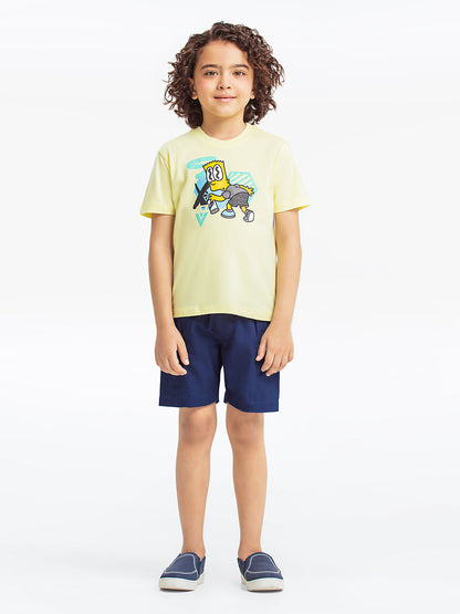 Boy's Light Yellow T-Shirt