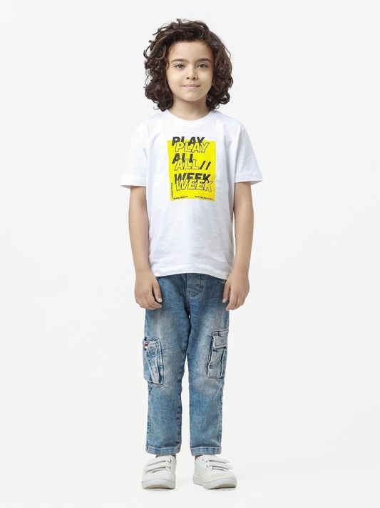 Boy's White T-Shirt