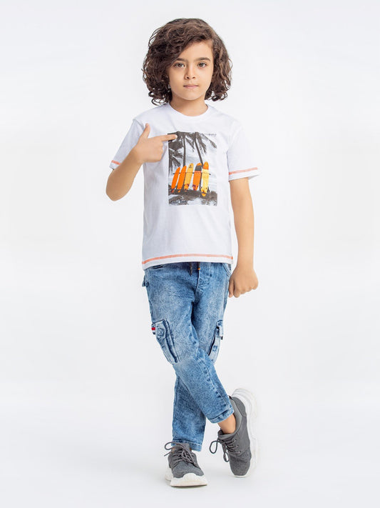 Boy's White T-Shirt