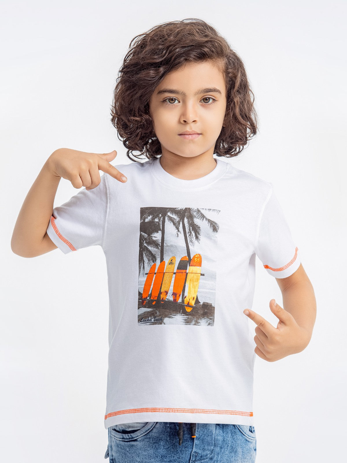 Boy's White T-Shirt