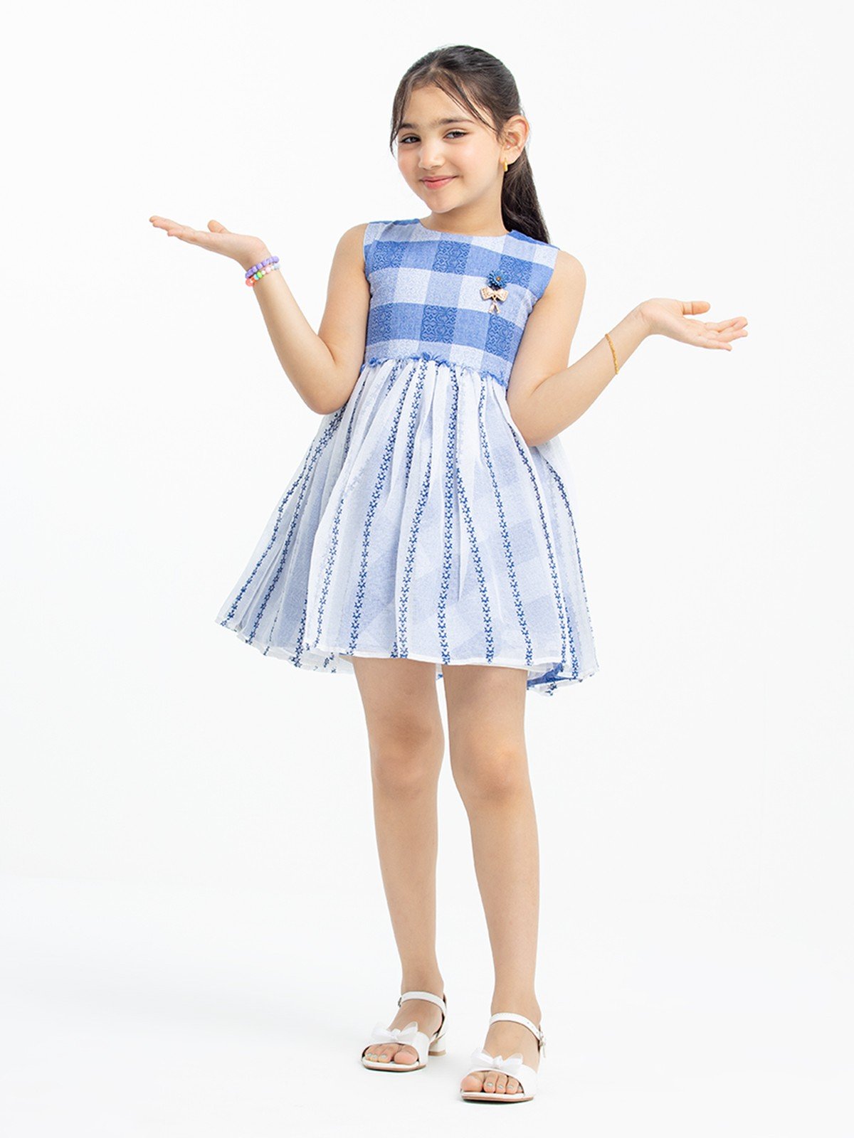 Girl's Blue Frock