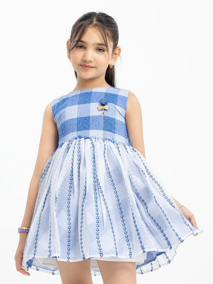 Girl's Blue Frock