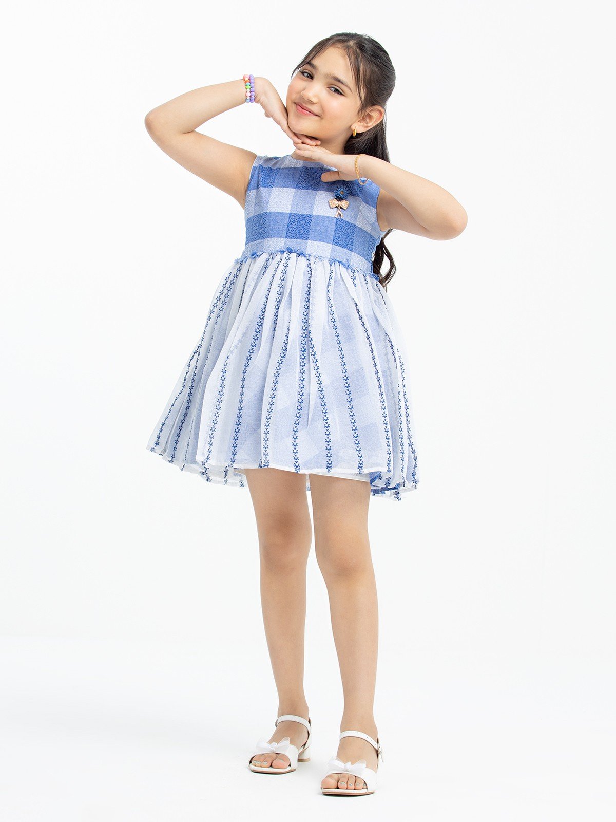 Girl's Blue Frock