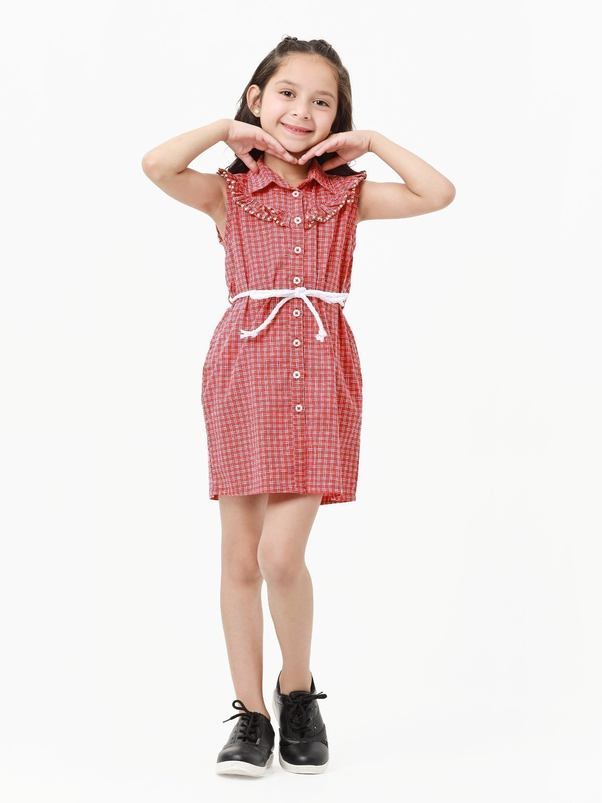 Girl's Red Frock