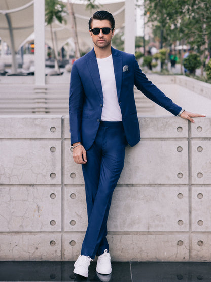 Men's Blue Coat Pant