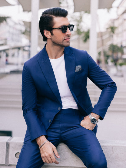 Men's Blue Coat Pant