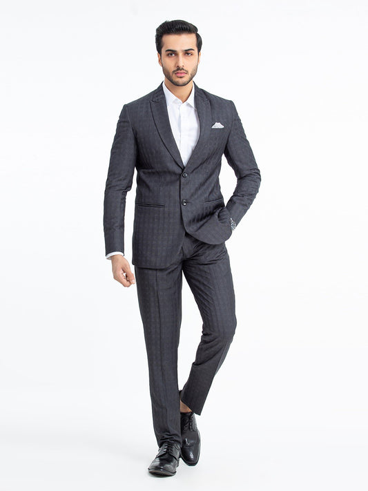 Men's Charcoal Coat Pant