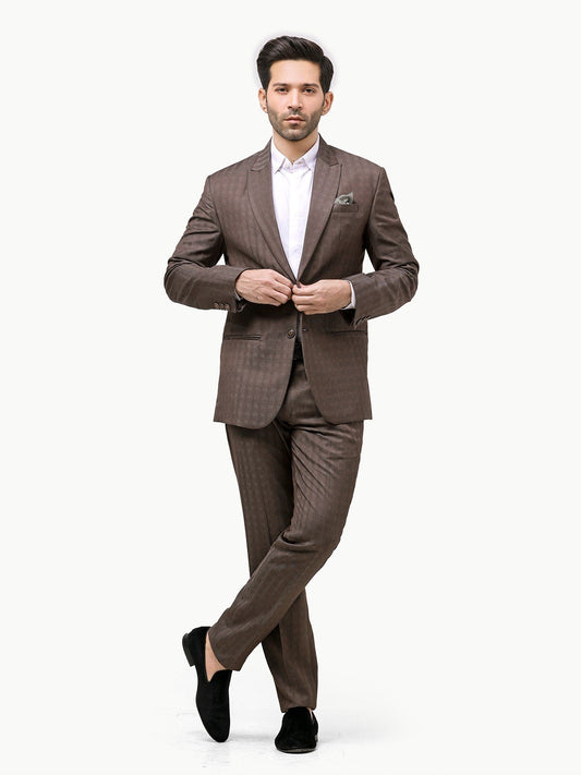 Men's Brown Coat Pant