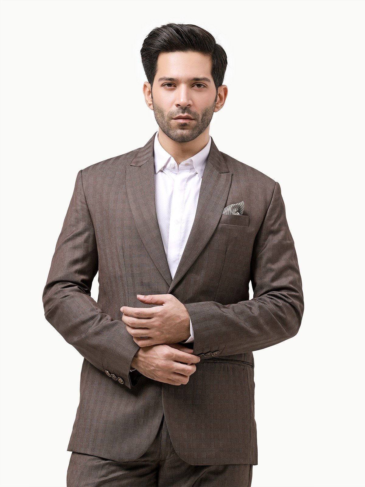 Men's Brown Coat Pant