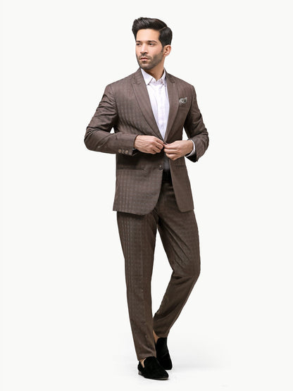 Men's Brown Coat Pant