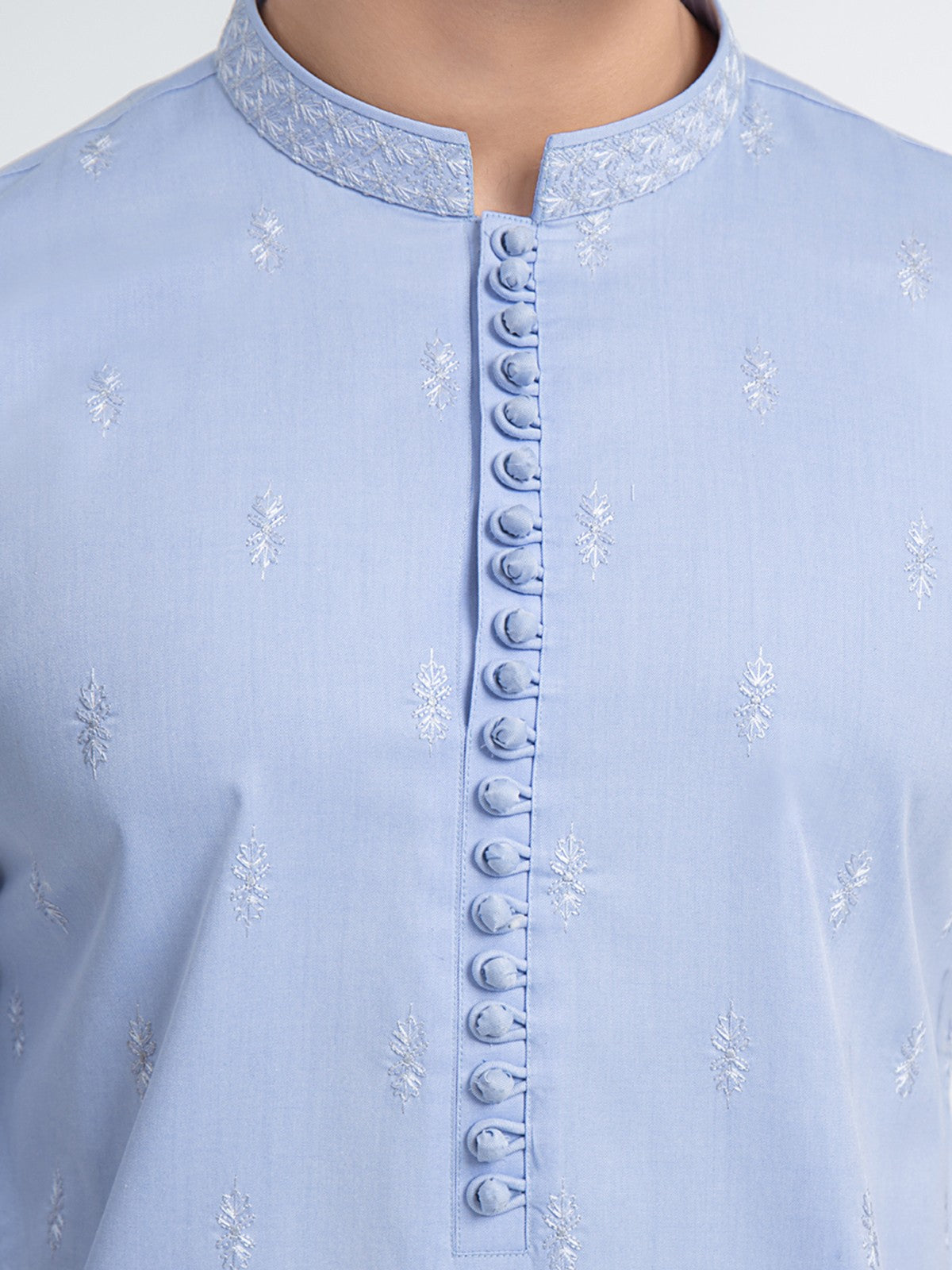 Men's Light Blue Kurta Ceremonial