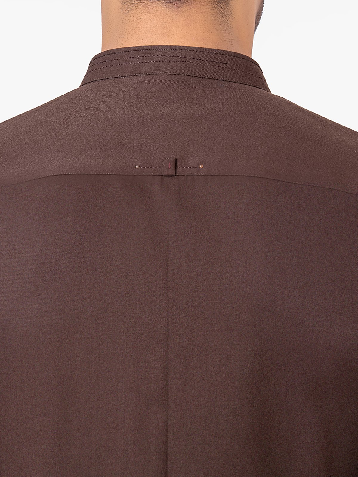 Men's Dark Brown Kurta Pajama