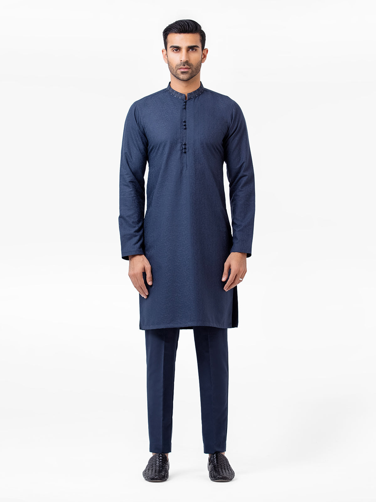 Men's Navy Kurta Pajama