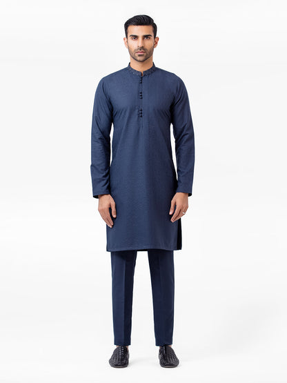 Men's Navy Kurta Pajama