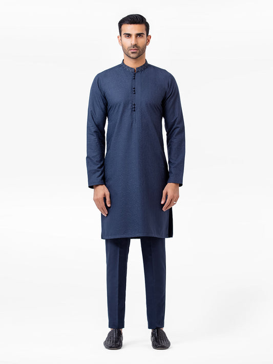 Men's Navy Kurta Pajama