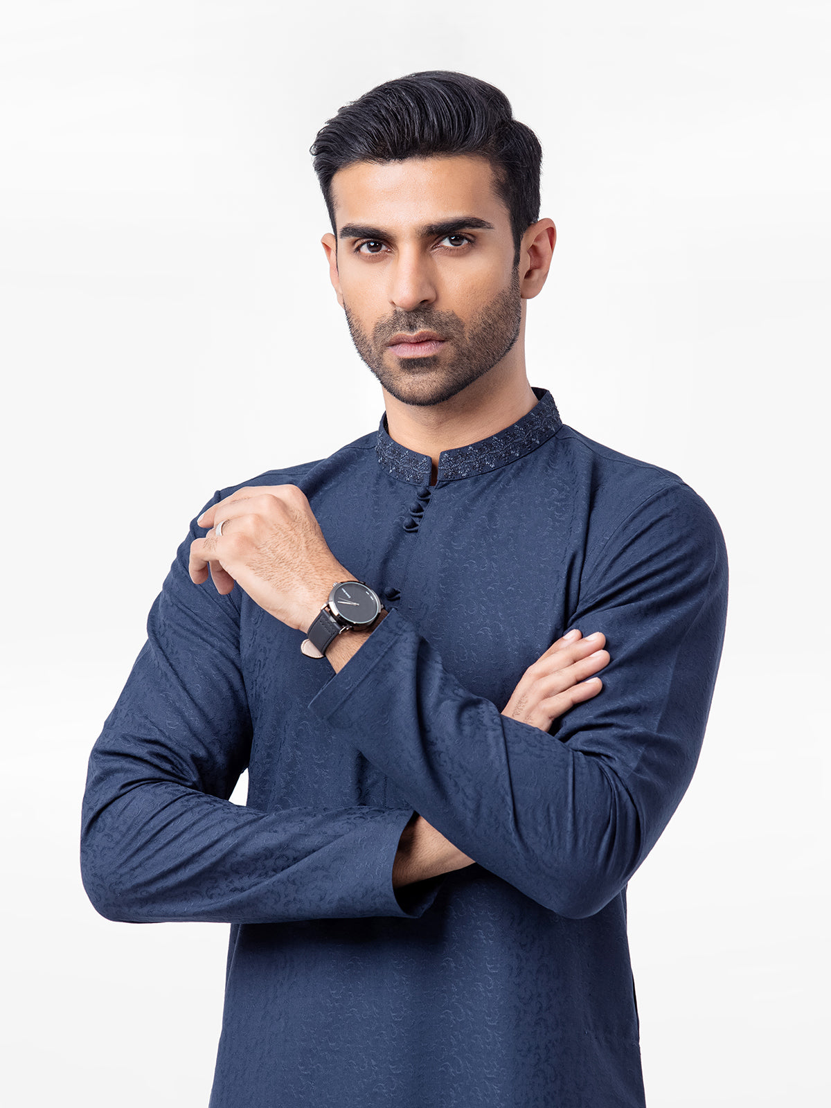 Men's Navy Kurta Pajama