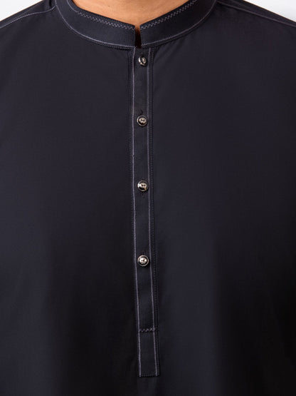 Men's Black Kurta Pajama