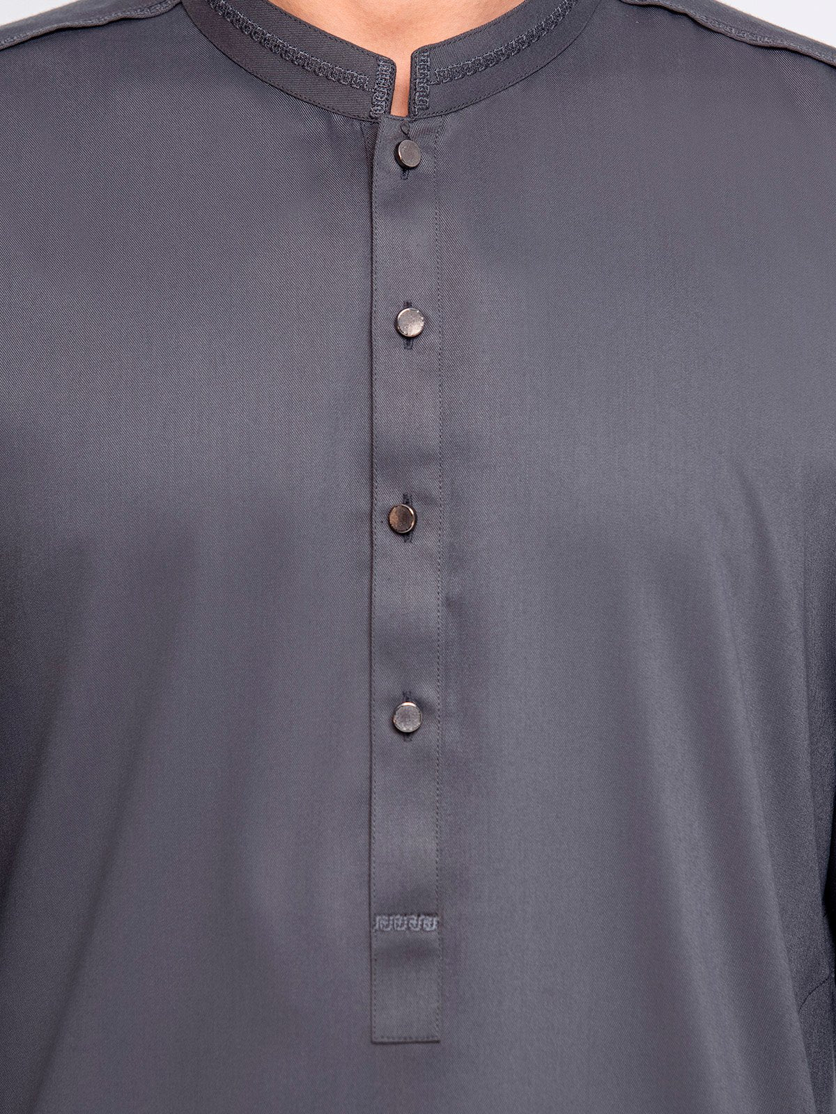 Men's Dark Grey Kurta Pajama