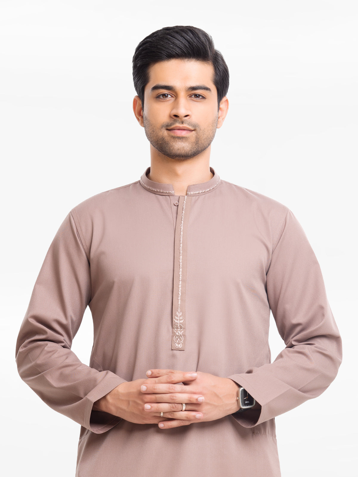 Men's Light Coffee Kurta Pajama