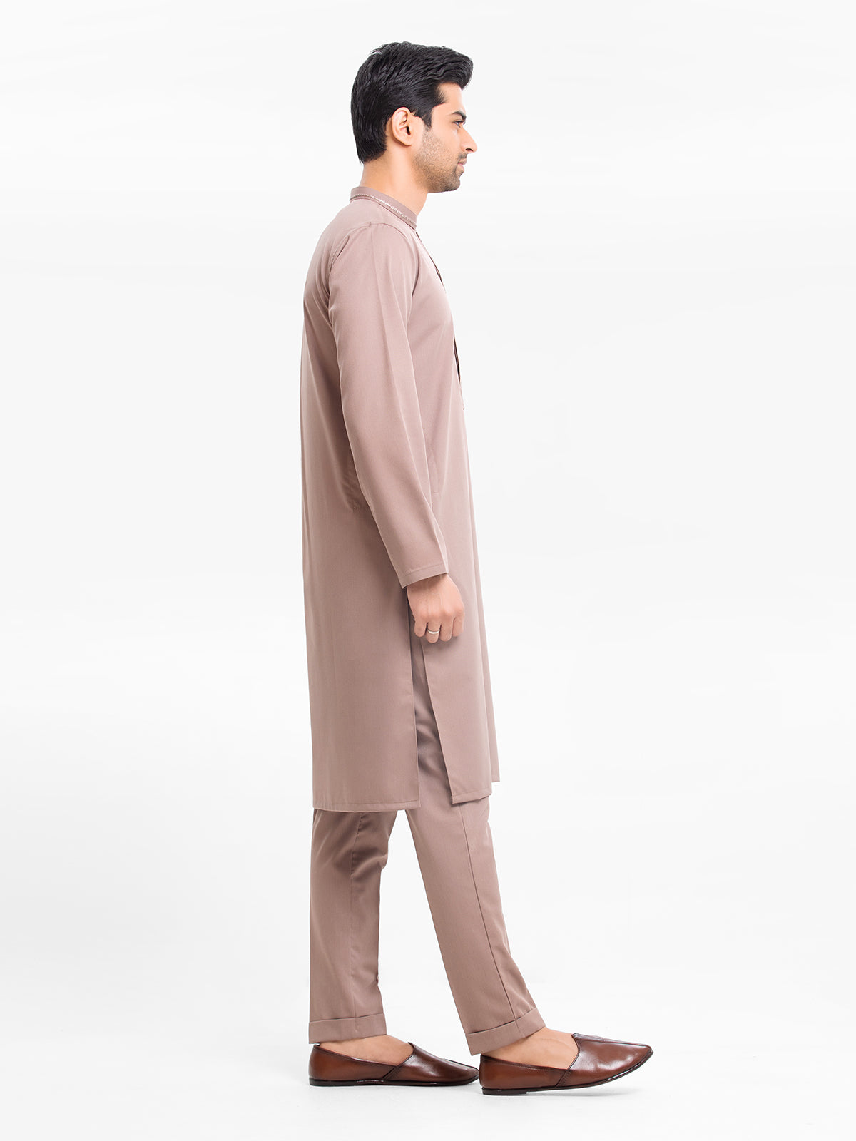 Men's Light Coffee Kurta Pajama