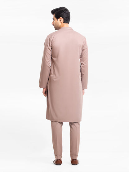 Men's Light Coffee Kurta Pajama