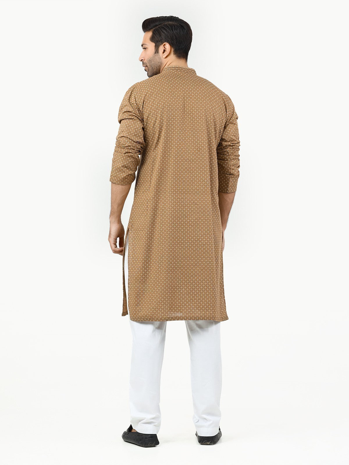 Men's Light Brown Kurta