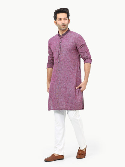 Men's Purple Kurta