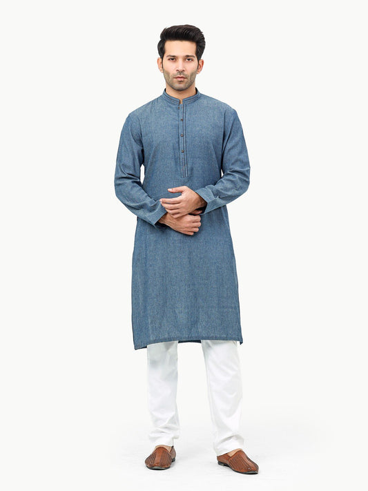 Men's Blue Kurta