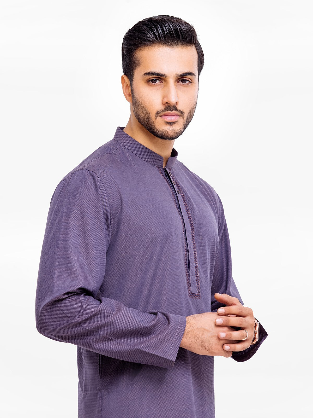Men's Purple Kurta