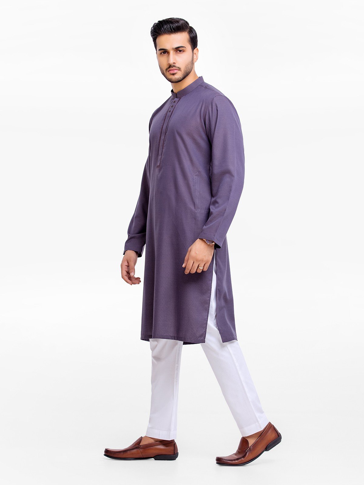 Men's Purple Kurta