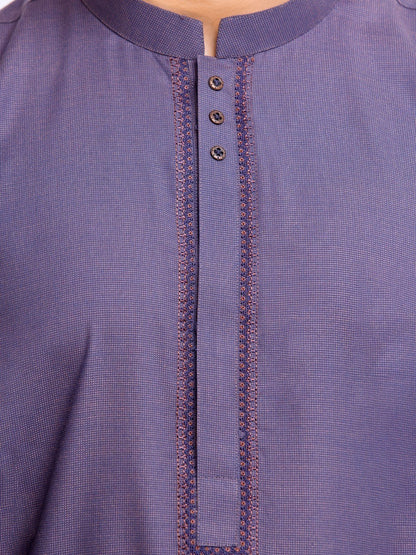 Men's Purple Kurta