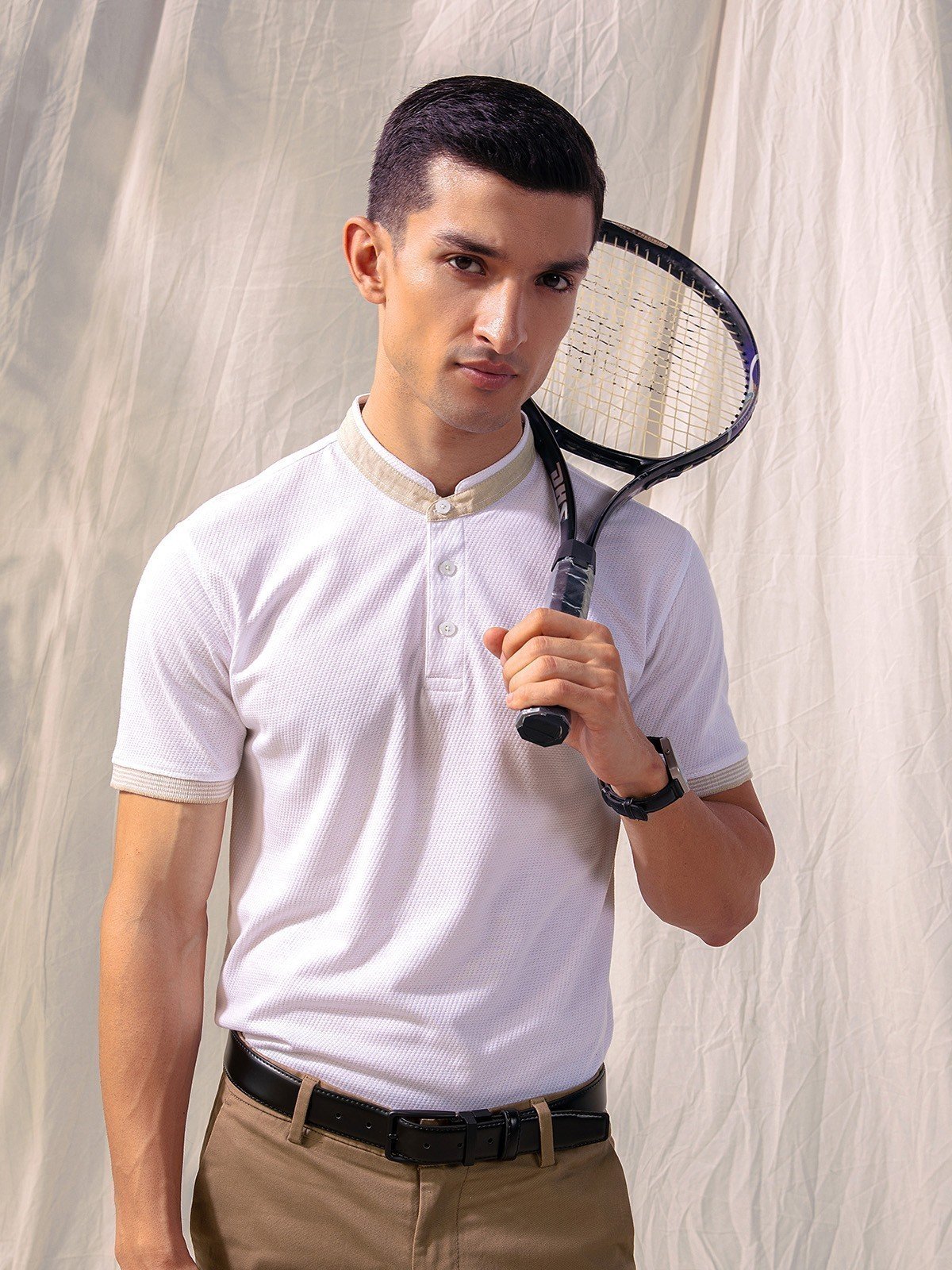 Men's White Polo Shirt