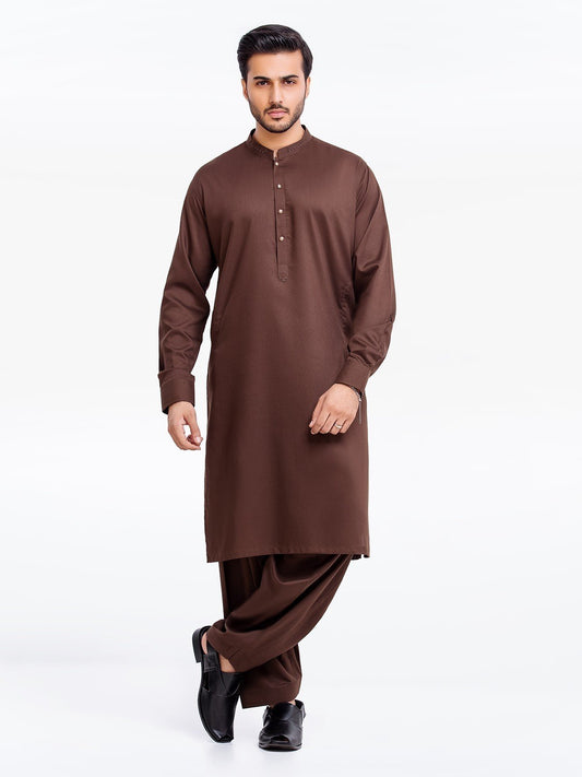 Men's Brown Kurta Shalwar