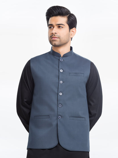 Men's Navy Blue Waist Coat