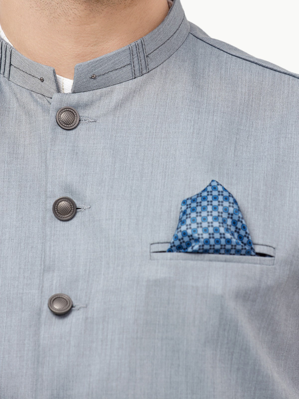 Men's Grey Waist Coat