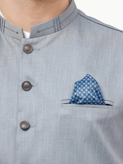 Men's Grey Waist Coat