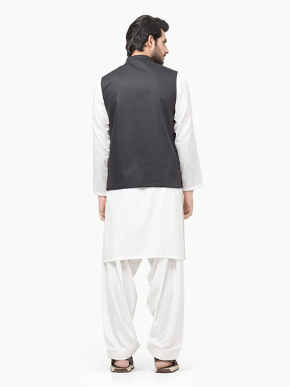 Men's Charcoal Waist Coat