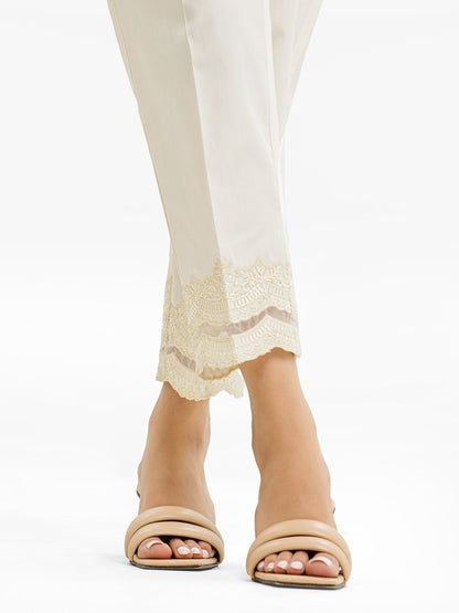 Women's Cream Trouser