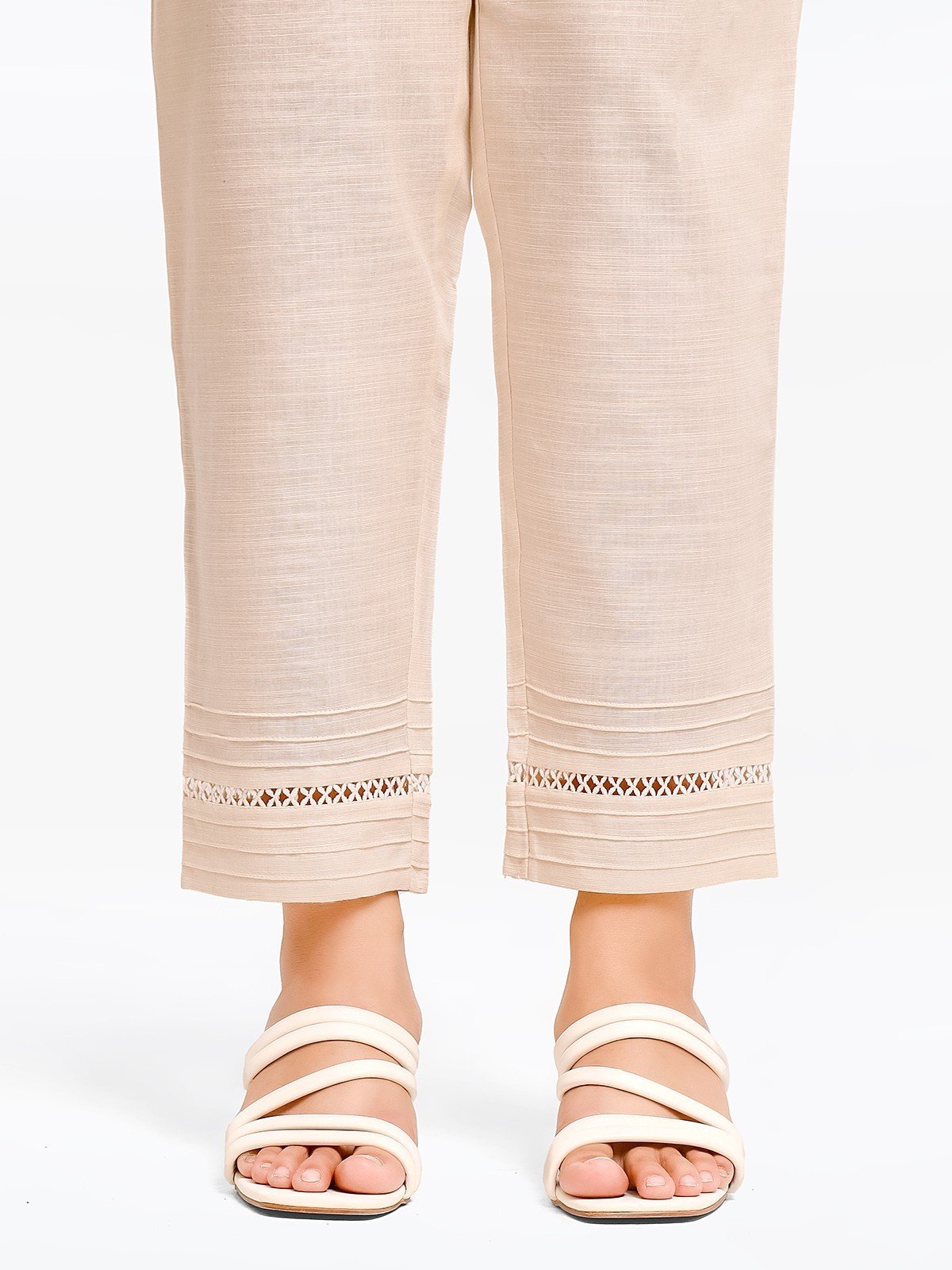 Women's Cream Trouser