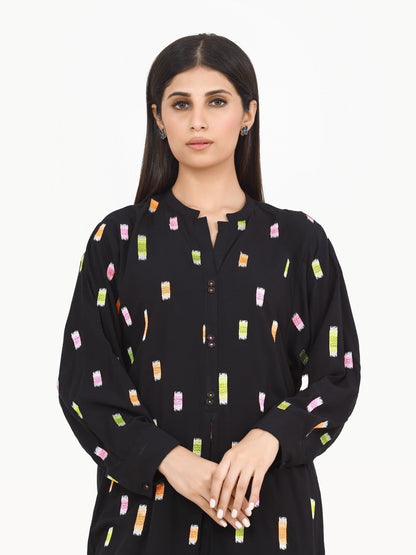 Pret 1Pc Embroidered Viscose Shirt