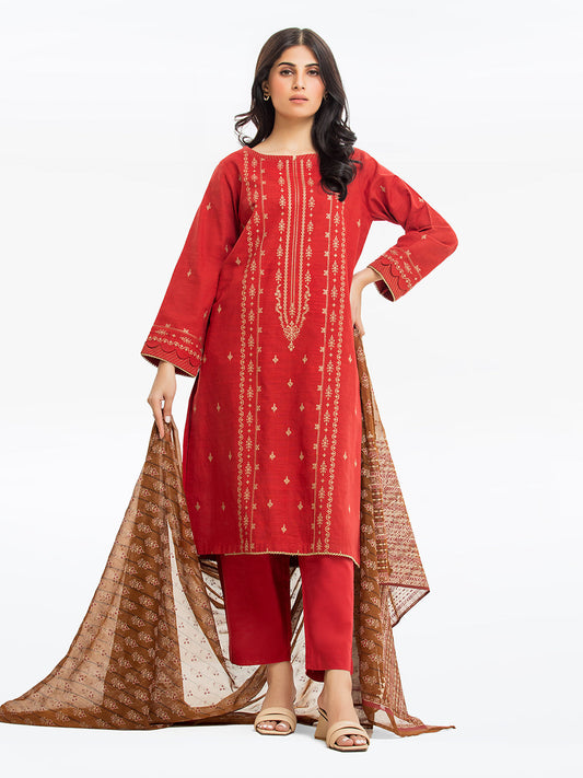 Pret 3Pc Embroidered Khaddar