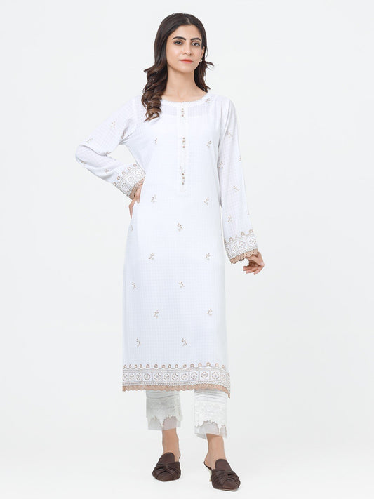 Pret 1Pc Embroidered Lawn Shirt