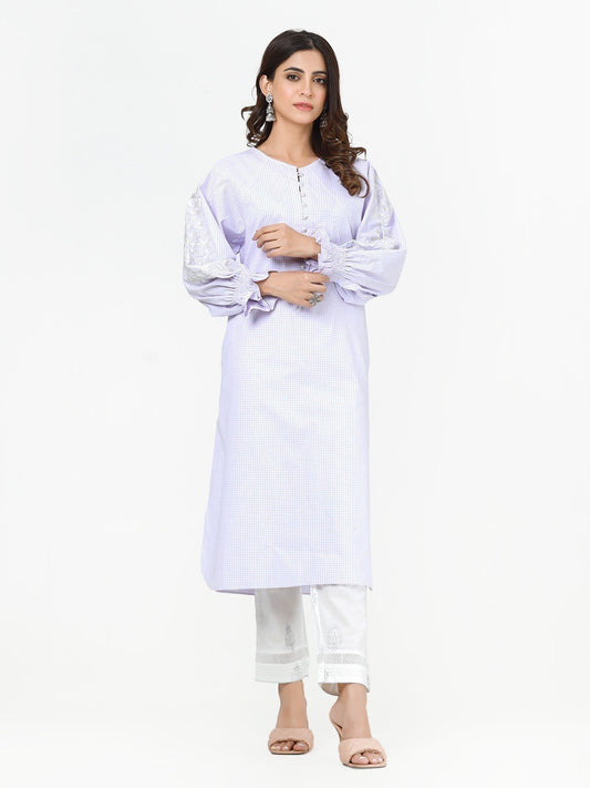 Pret 1Pc Embroidered Cotton Shirt