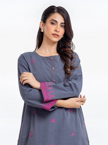 Pret 1Pc Embroidered Cotton Shirt