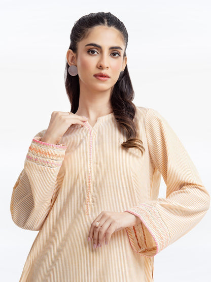 Pret 1Pc Embroidered Cotton Shirt