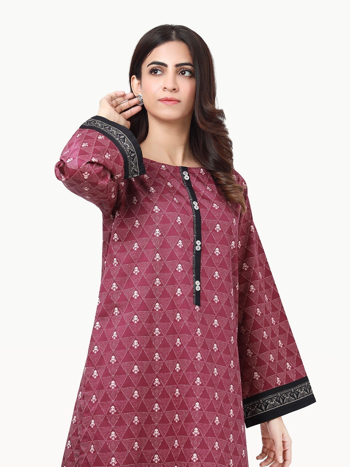 Pret 1Pc Printed Khaddar Shirt