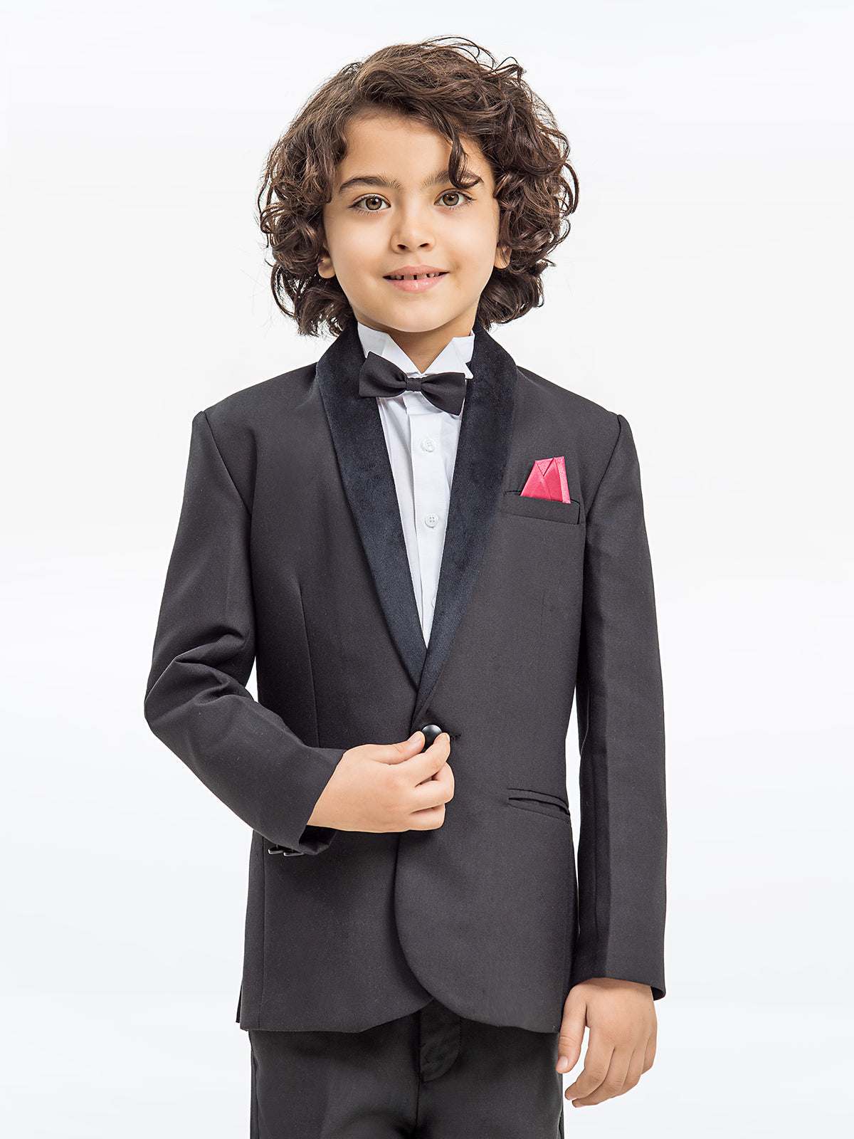 Boy's Black Coat Pant