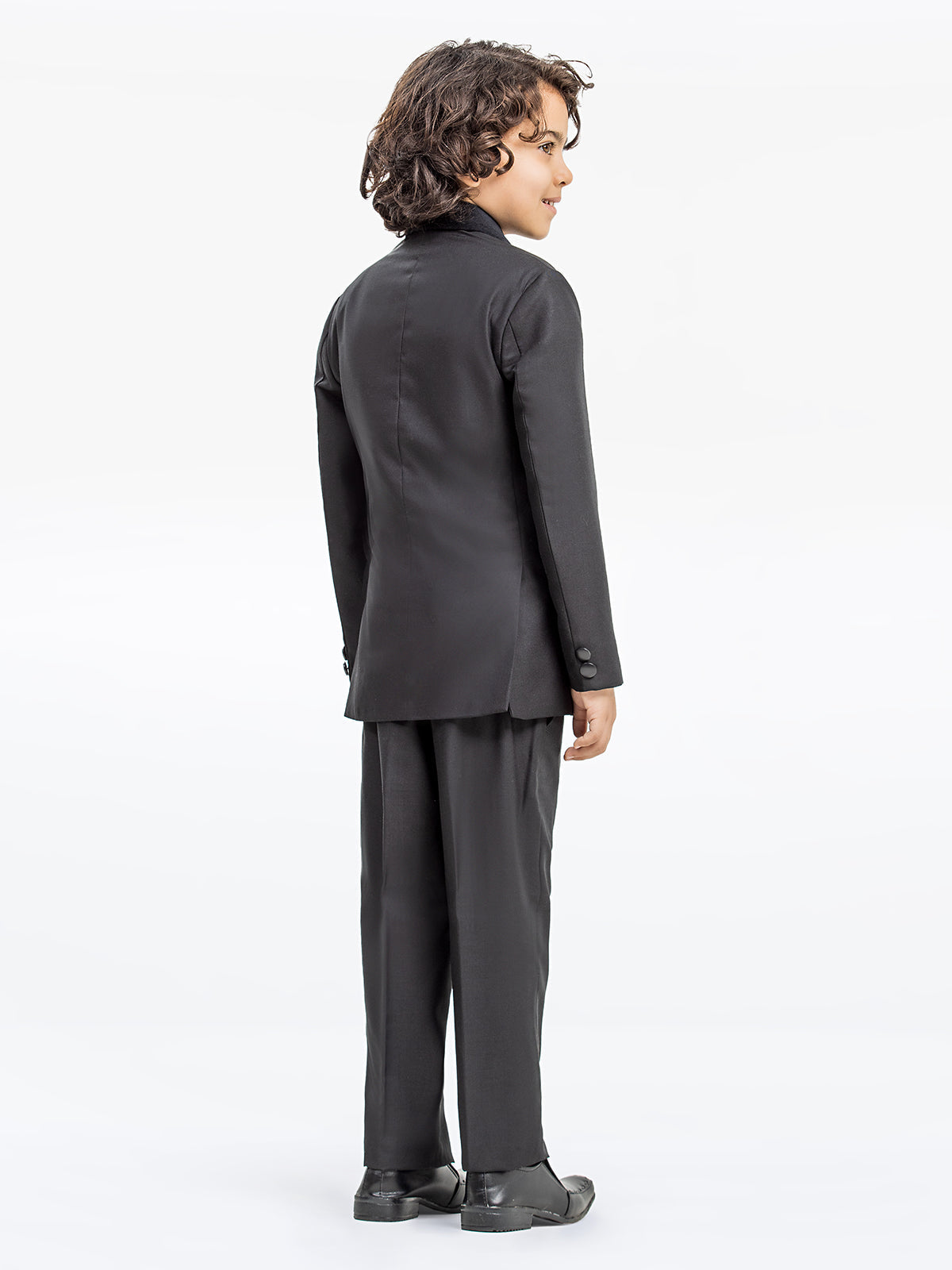 Boy's Black Coat Pant